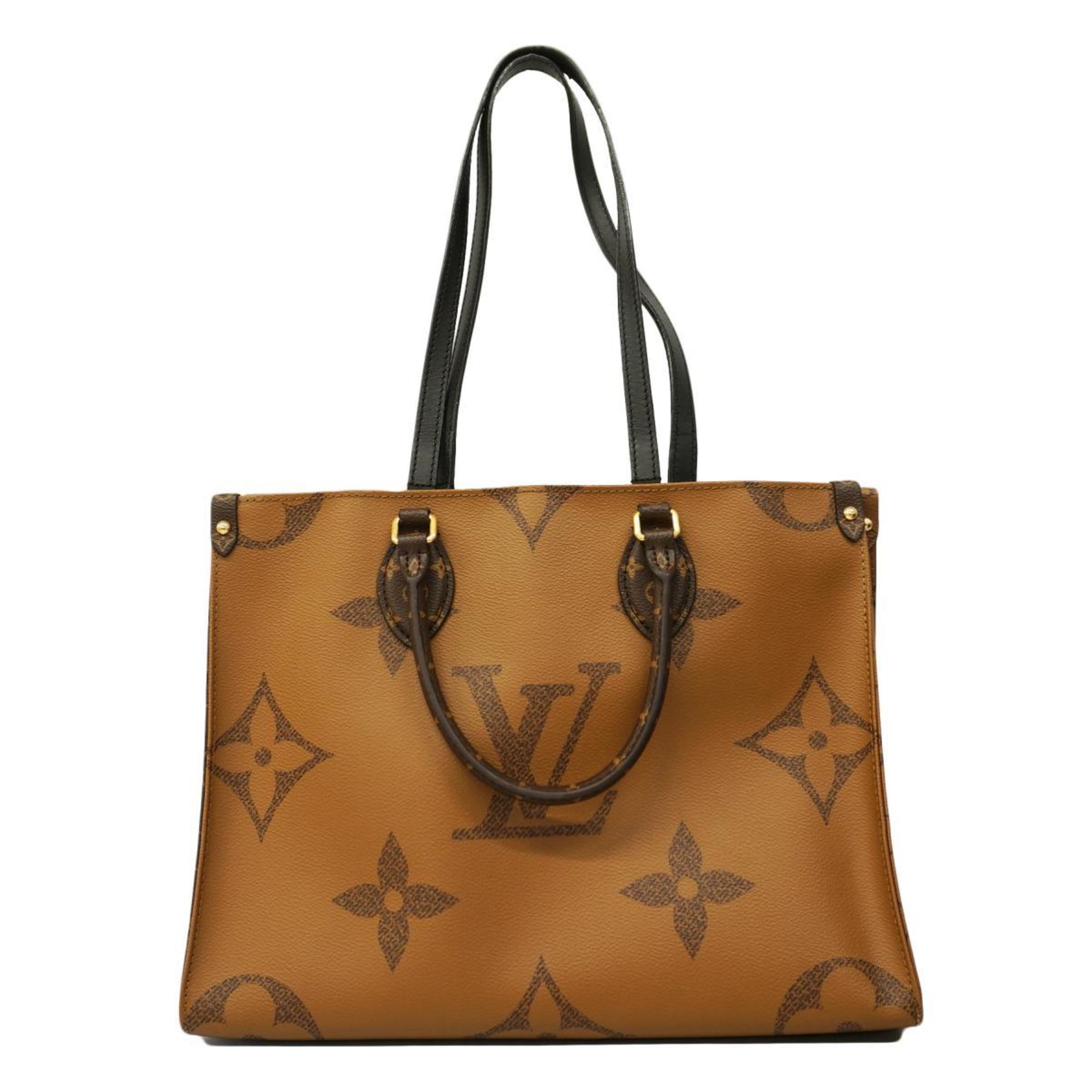 Louis Vuitton Tote Bag Monogram Giant On The Go MM M45321 Brown Women's