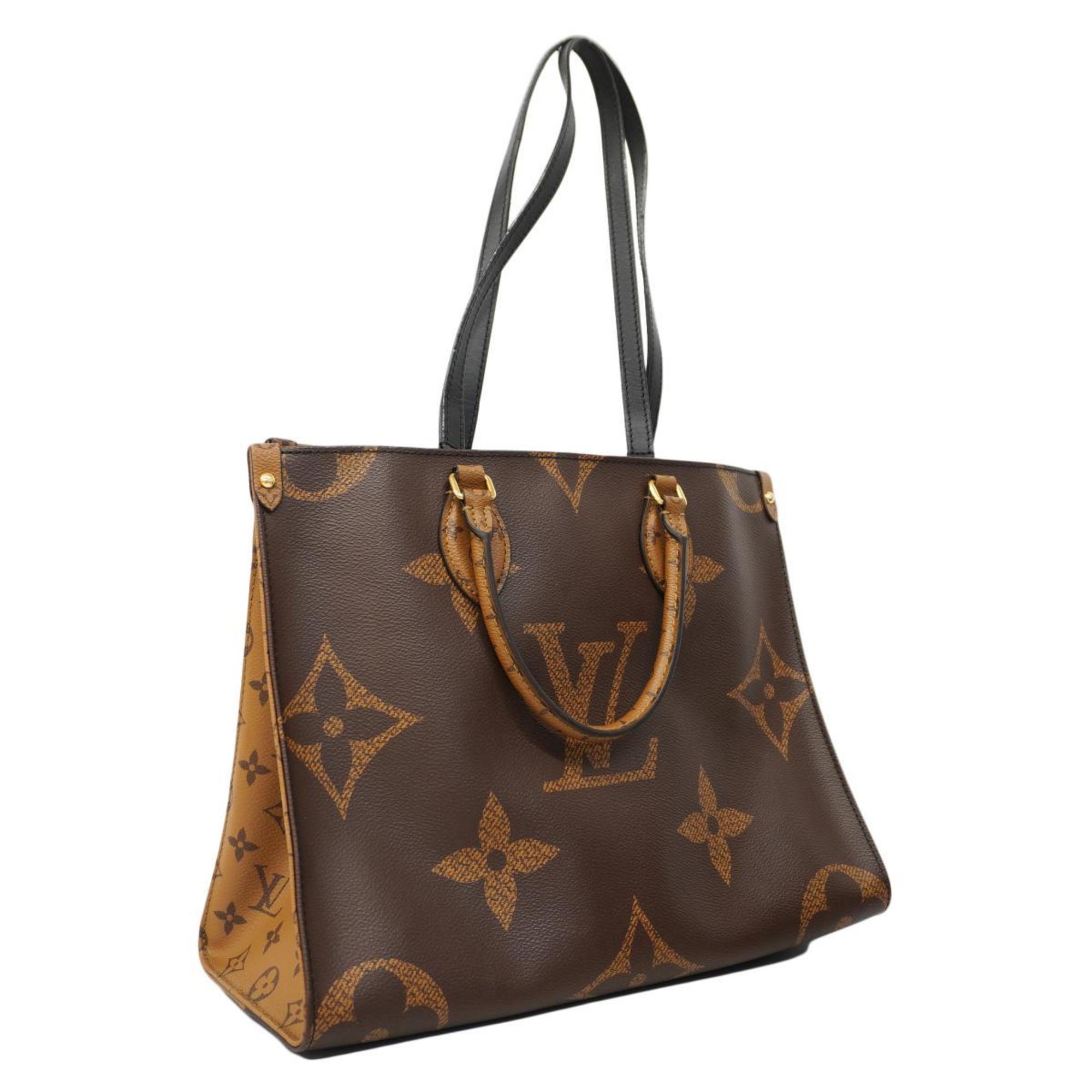 Louis Vuitton Tote Bag Monogram Giant On The Go MM M45321 Brown Women's