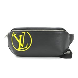 Louis Vuitton LOUIS VUITTON Body Bag Waist Pouch LV Circle Epi Bum Leather Noir Men's M55131 99980f