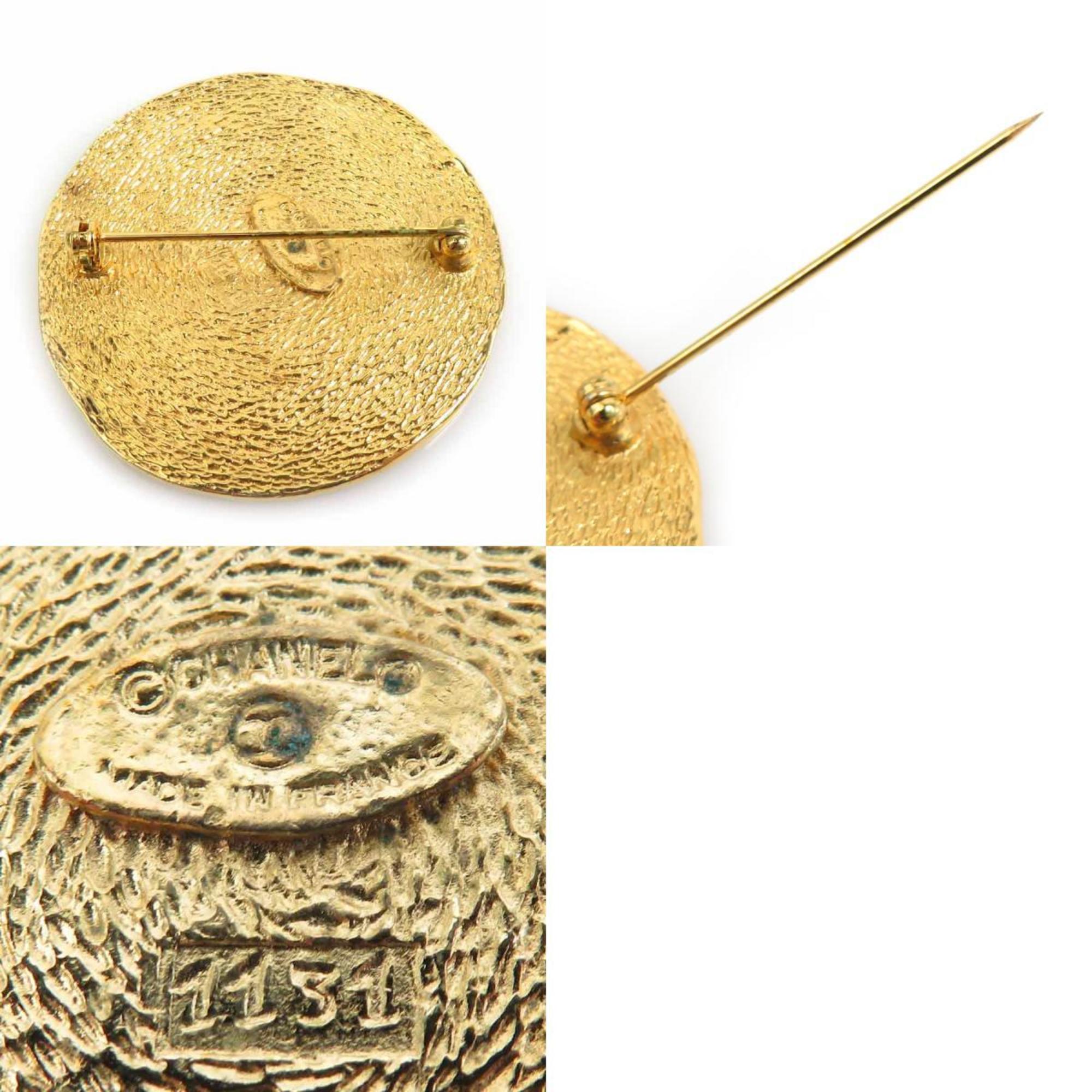 CHANEL Brooch 31 RUE CAMBON Metal Gold Women's e59269a