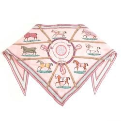 Hermes HERMES Scarf Silk Pink Multicolor Women's e59262k