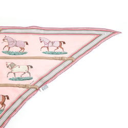 Hermes HERMES Scarf Silk Pink Multicolor Women's e59262k