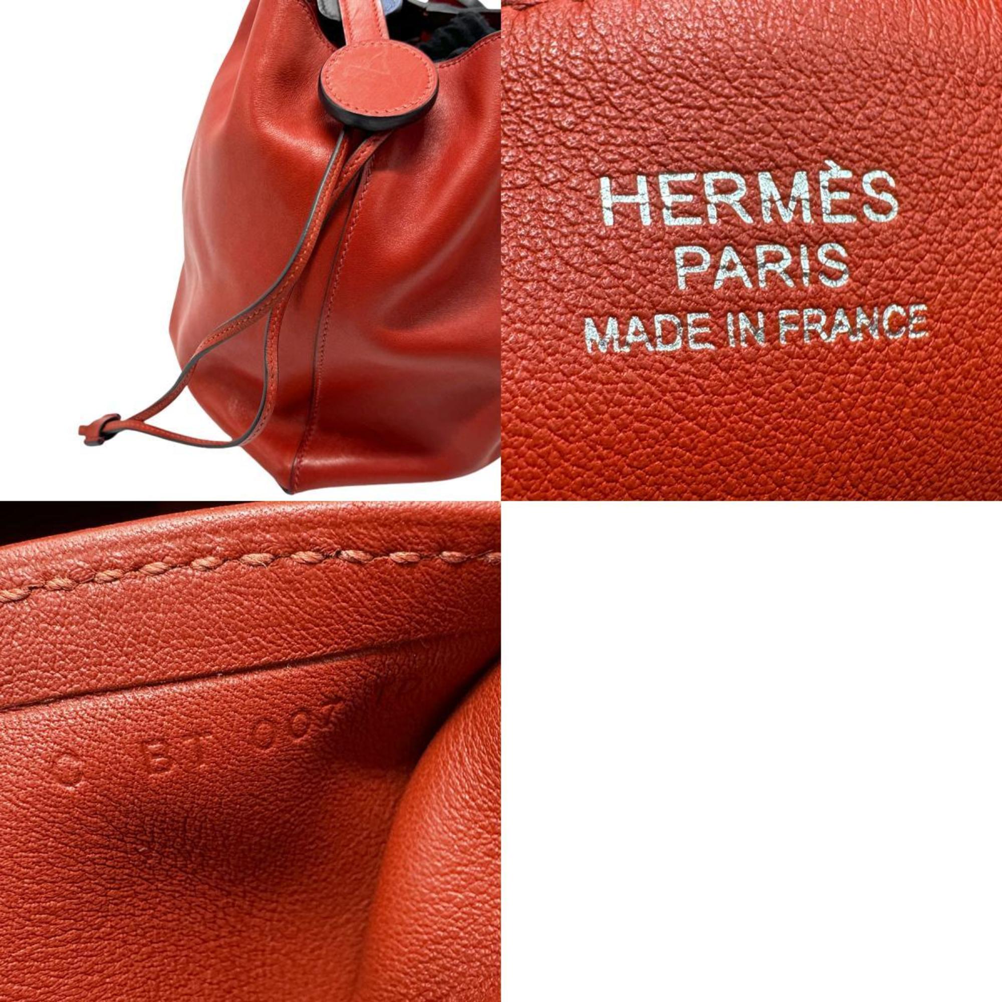 Hermes HERMES Shoulder Bag Ricor 17 Veau Swift Evercolor Capucines x Blue Brighton Indigo Women's n0418