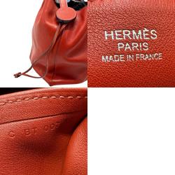 Hermes HERMES Shoulder Bag Ricor 17 Veau Swift Evercolor Capucines x Blue Brighton Indigo Women's n0418