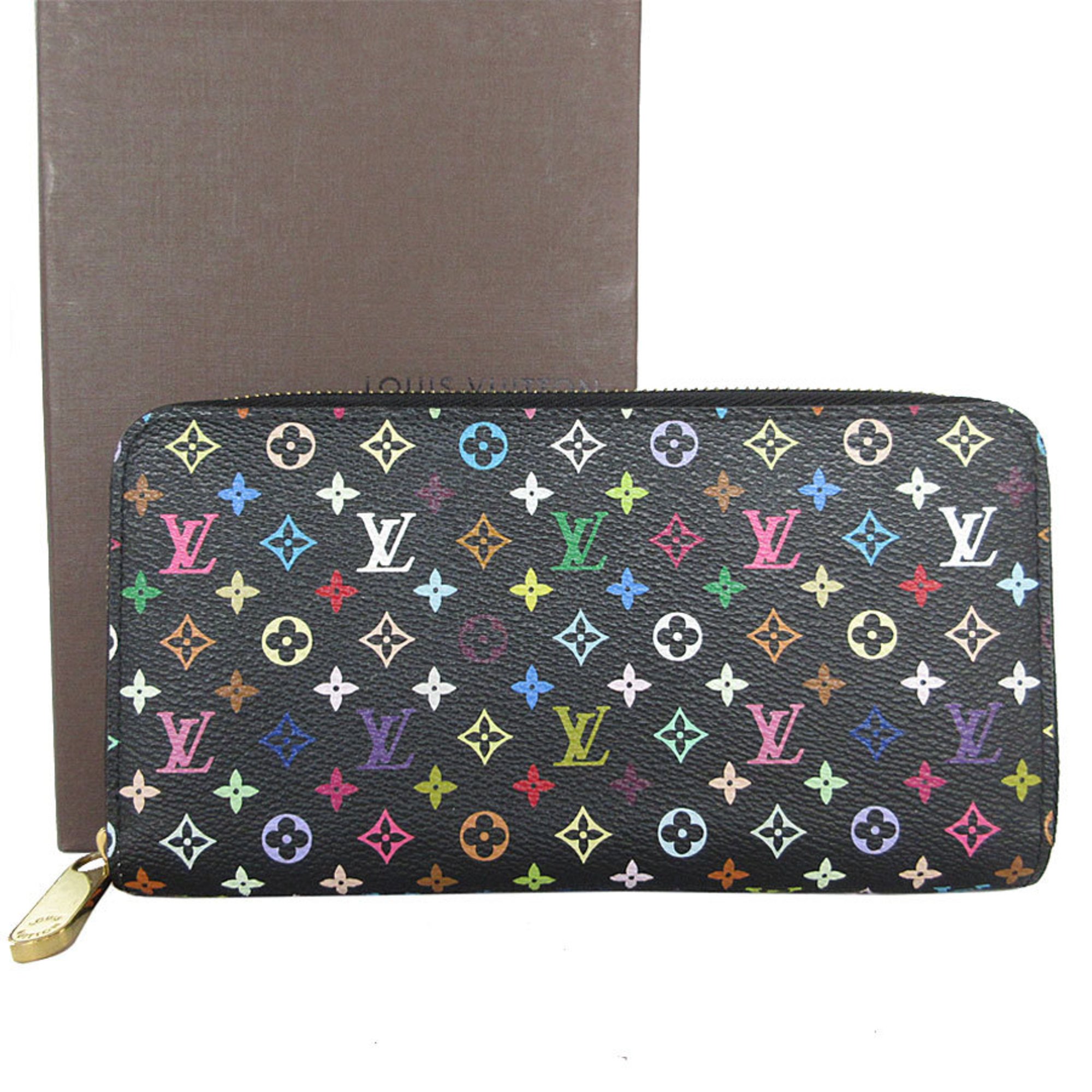 Louis Vuitton LOUIS VUITTON Round Long Wallet Monogram Multicolor Zippy Grunard Men's Women's M60243 s0335f