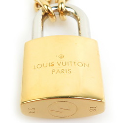 Louis Vuitton LOUIS VUITTON Necklace, Lock Me Metal, Gold x Silver, Men's, Women's, M62858, 55747g