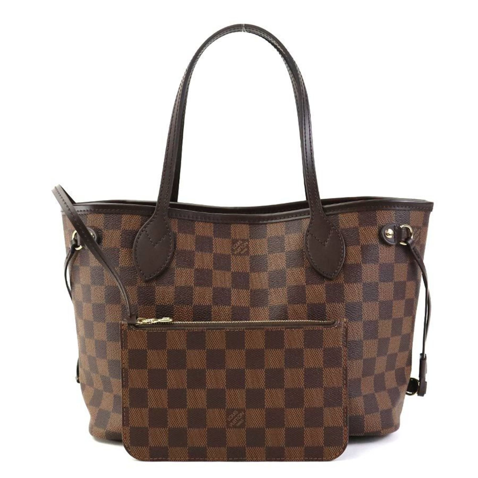 Louis Vuitton LOUIS VUITTON Handbag Tote Bag Damier Neverfull PM Canvas Ebene Men's Women's N40600 99981g