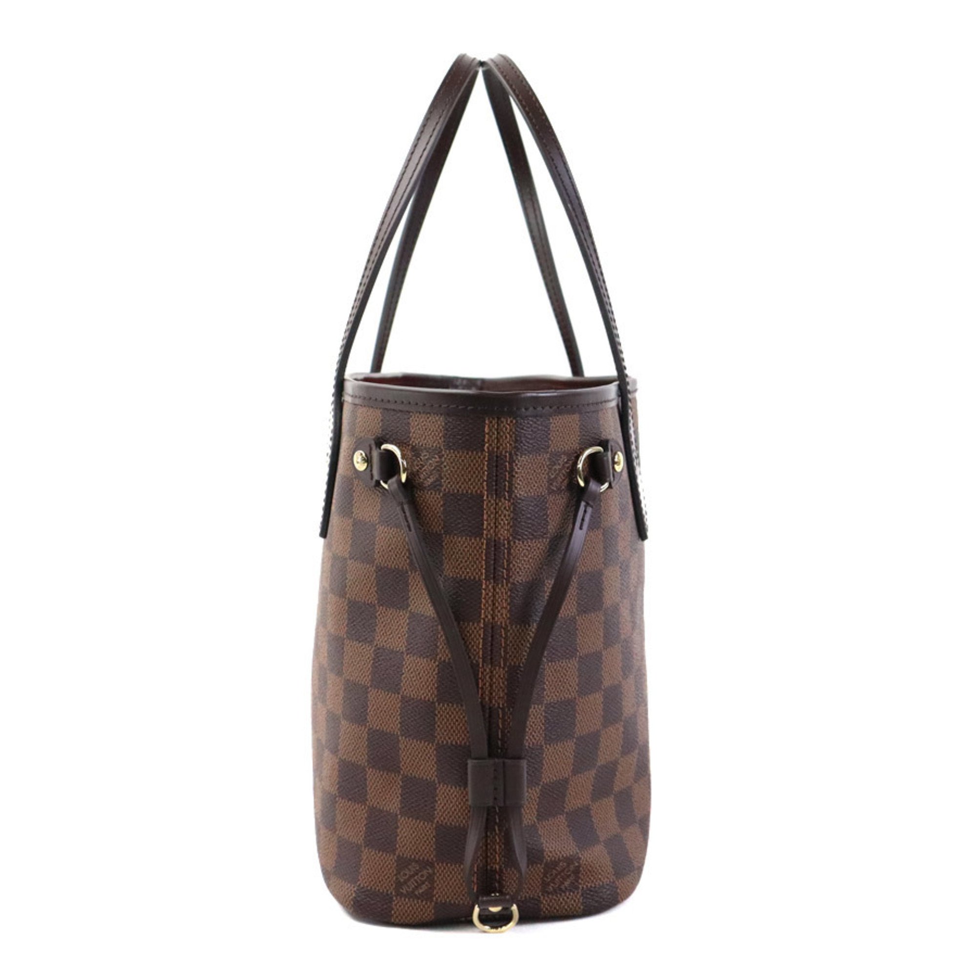 Louis Vuitton LOUIS VUITTON Handbag Tote Bag Damier Neverfull PM Canvas Ebene Men's Women's N40600 99981g