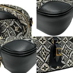 Louis Vuitton LOUIS VUITTON Shoulder Bag Monogram Jacquard Deauville MINI Black Women's M57205 n0421