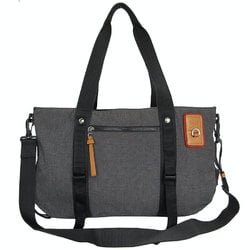 LOEWE Shoulder Bag Eye nature ELN Canvas Black Men's s0317a