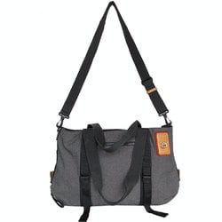 LOEWE Shoulder Bag Eye nature ELN Canvas Black Men's s0317a