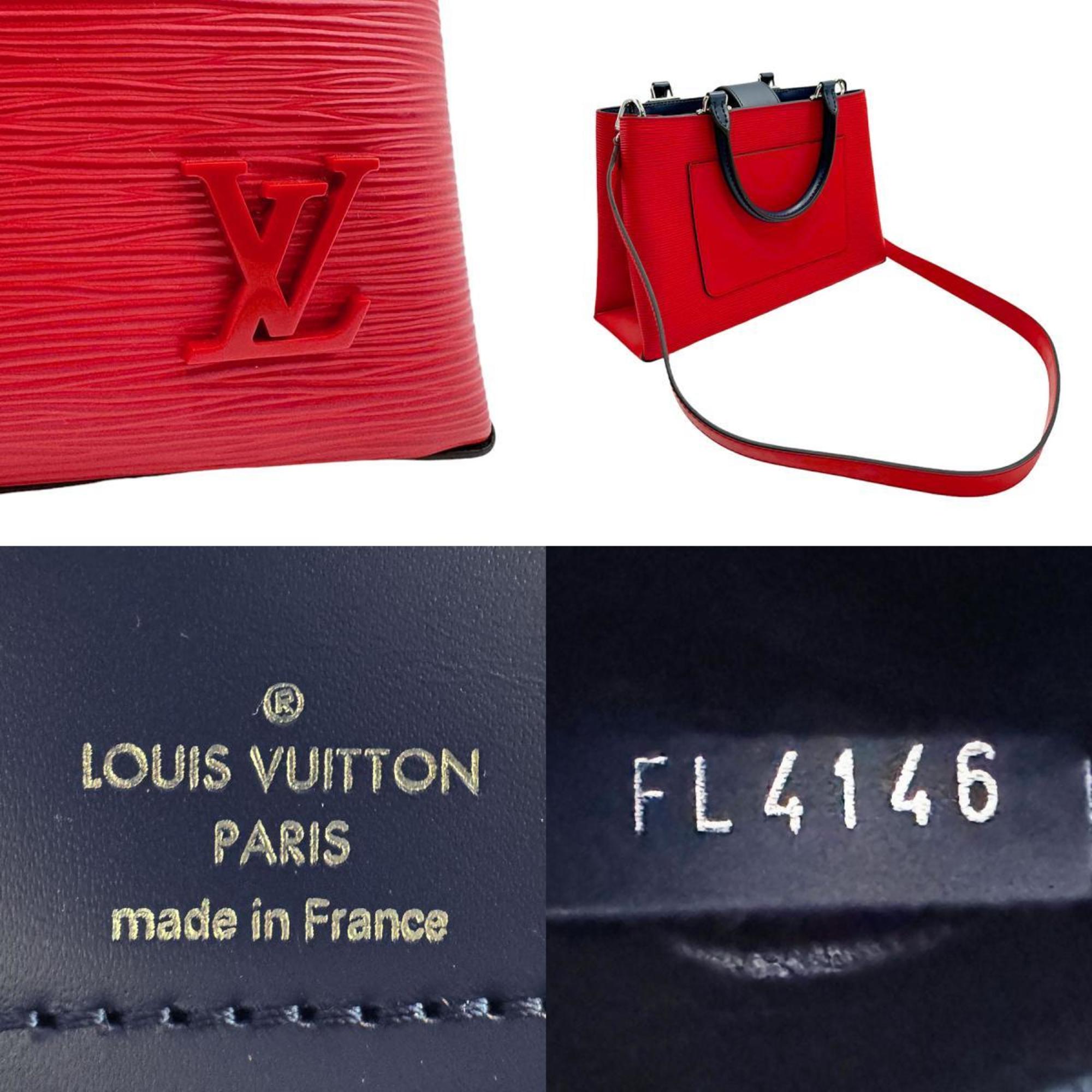 Louis Vuitton Shoulder Bag Handbag Epi Kleber PM Leather Coquelicot Women's M51333 n0401