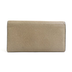 Valextra Long Wallet Leather Beige Men's Women's 55742m