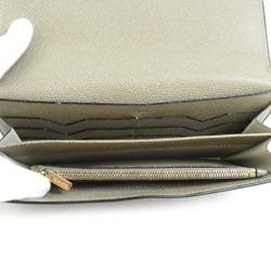 Valextra Long Wallet Leather Beige Men's Women's 55742m