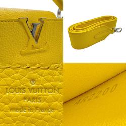 LOUIS VUITTON Handbag Shoulder Bag Capucines MINI Leather Yellow Women's z2547