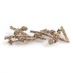 Yves Saint Laurent Saint Laurent SAINT LAURENT Brooch Metal Gold Women's r10183k