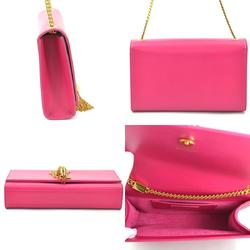 Saint Laurent shoulder bag, leather, pink, women's, 354119, 99978g