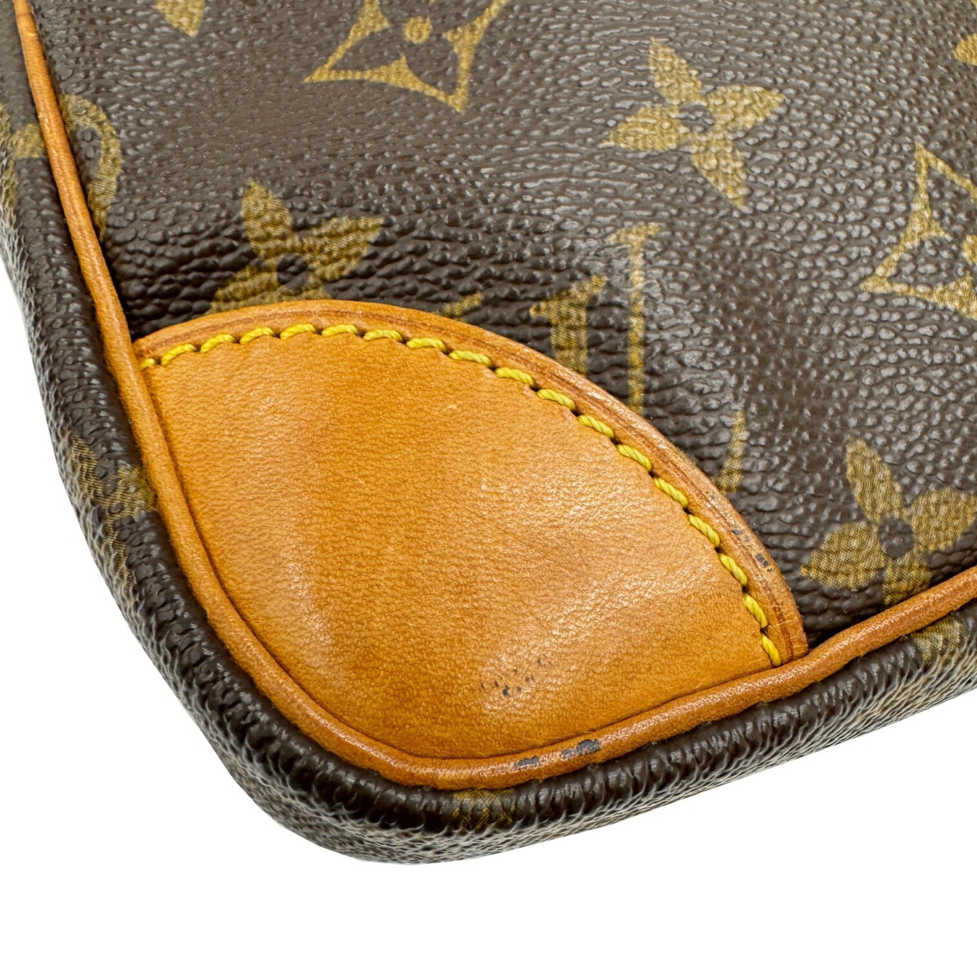 LOUIS VUITTON Louis Vuitton Danube M45266 SL0022 Monogram Shoulder Bag Brown Women's Men's