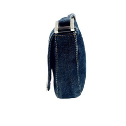 FENDI Shoulder Bag Denim Navy 26640 Women's