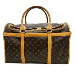 LOUIS VUITTON Louis Vuitton Sacchamp 50 Monogram 50cm Travel Bag for Medium Dogs Carrier Dog Pet Boston M42021 SL0022