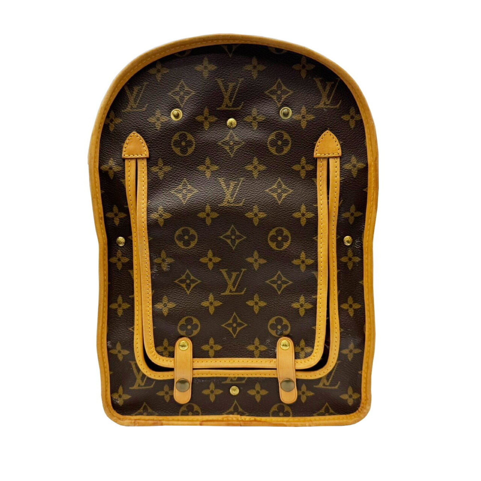 LOUIS VUITTON Louis Vuitton Sacchamp 50 Monogram 50cm Travel Bag for Medium Dogs Carrier Dog Pet Boston M42021 SL0022