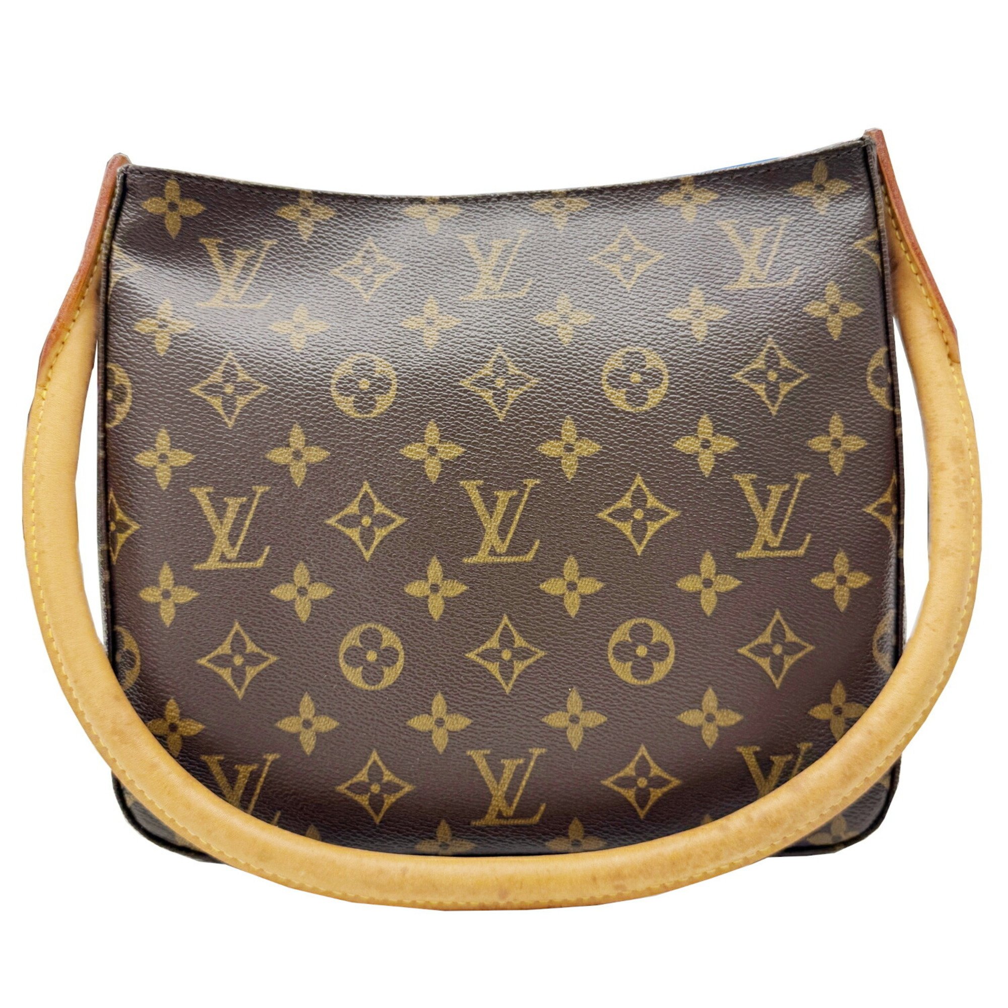 LOUIS VUITTON Louis Vuitton Looping MM Monogram Shoulder Bag M51146 FL0093 Women's