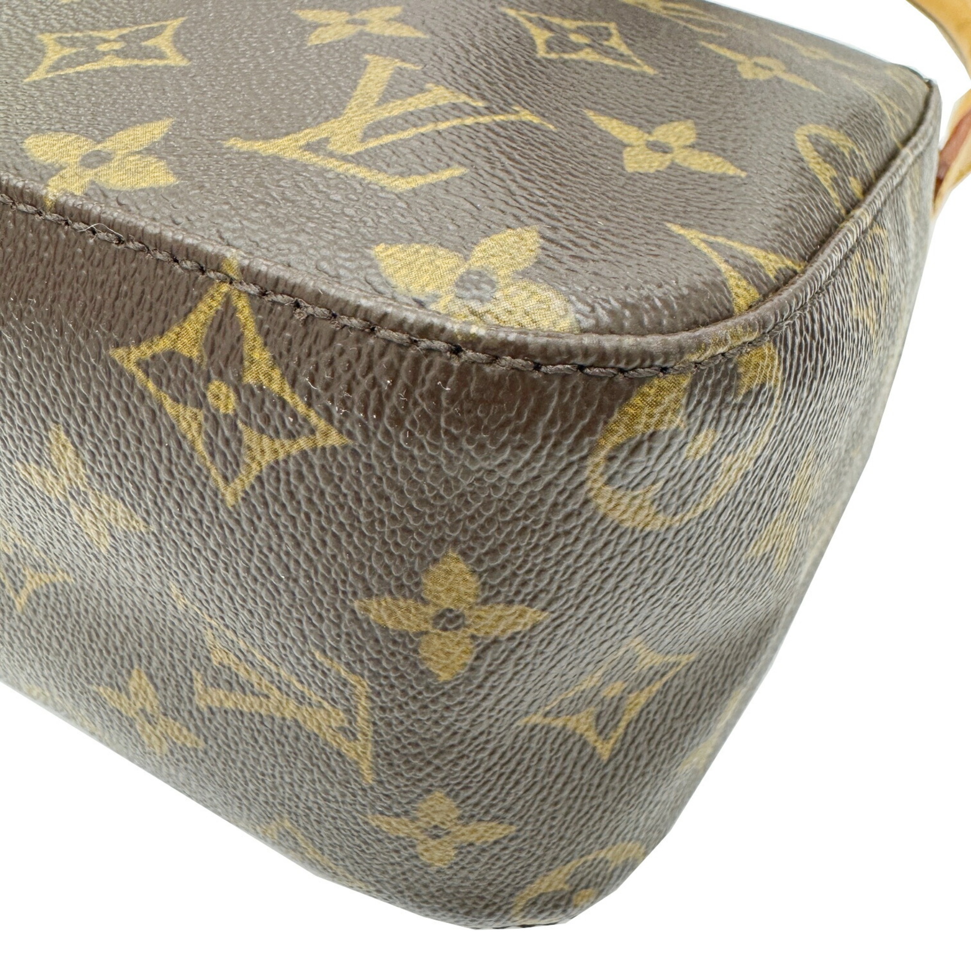 LOUIS VUITTON Louis Vuitton Looping MM Monogram Shoulder Bag M51146 FL0093 Women's