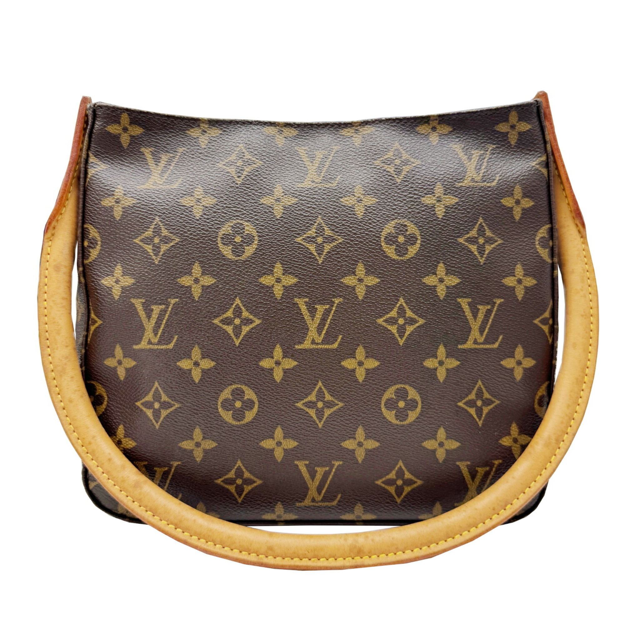 LOUIS VUITTON Louis Vuitton Looping MM Monogram Shoulder Bag M51146 FL0093 Women's