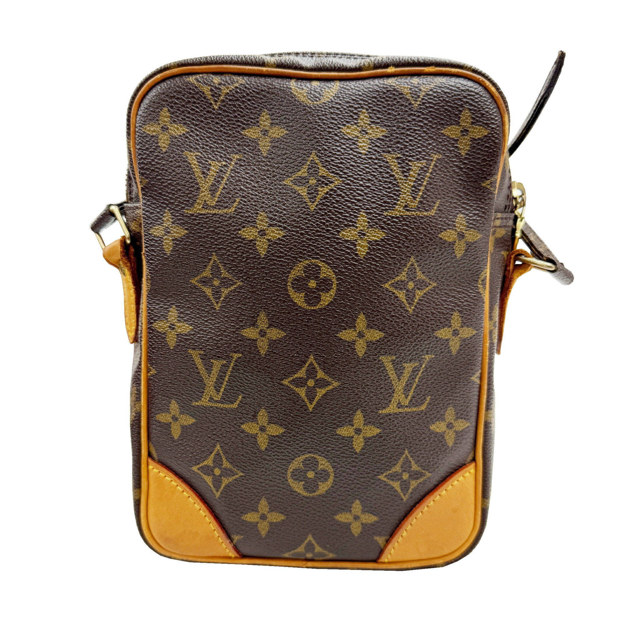 LOUIS VUITTON Louis Vuitton Amazon M45236 AR1021 Monogram Shoulder Bag Brown Women's Men's