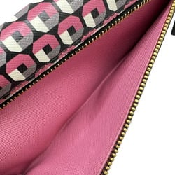 PRADA Prada Bi-fold Long Wallet, Pink 1M11322, Leather, Business Card Holder, Case, Multicolor, Women's