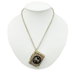 CHANEL Coco Mark Lion No.5 Book Charm Necklace AB7521 B22C Women's Men's