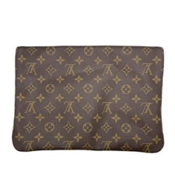 LOUIS VUITTON Louis Vuitton Pochette Pliant Monogram Clutch Bag Snap Button M51805