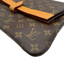 LOUIS VUITTON Louis Vuitton Pochette Pliant Monogram Clutch Bag Snap Button M51805