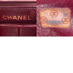 CHANEL Shoulder Bag Matelasse Leather Black Gold Women's z2530