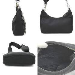 PRADA Shoulder Bag Nylon Black Women's 99977i