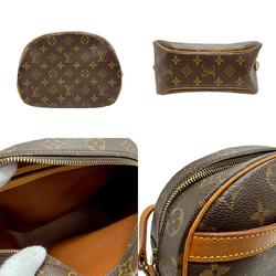 Louis Vuitton LOUIS VUITTON Shoulder Bag Monogram Blois Canvas Brown Women's M51221 z2523