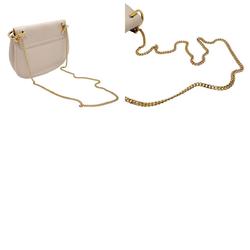 Chloé Chloe Drew Leather Shoulder Bag Light Beige Women's Z2545