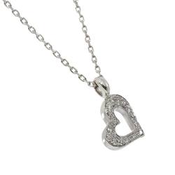 Piaget Limelight Heart Diamond Necklace 42cm K18 WG White Gold 750