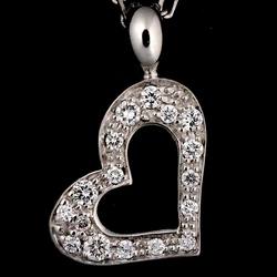 Piaget Limelight Heart Diamond Necklace 42cm K18 WG White Gold 750