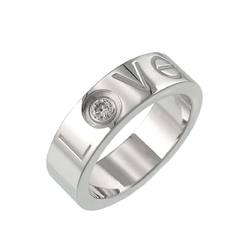 Cartier Love #49 Ring Diamond 1P K18WG White Gold 750 2006 Limited Edition