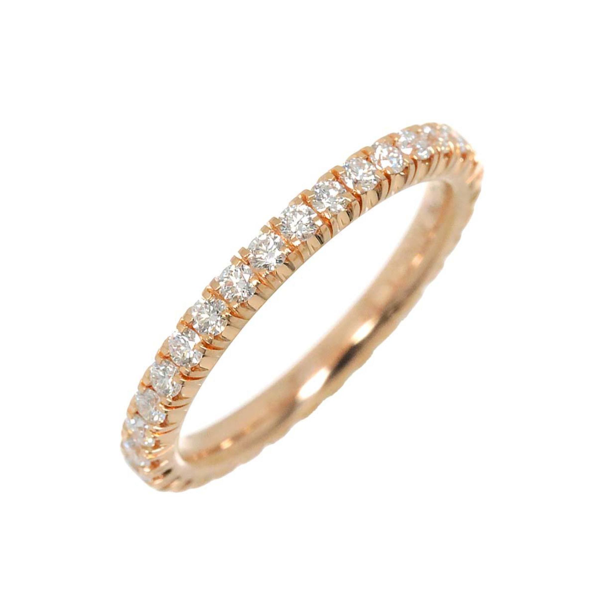 Cartier Etincelle #45 Ring Full Diamond K18 PG Pink Gold 750