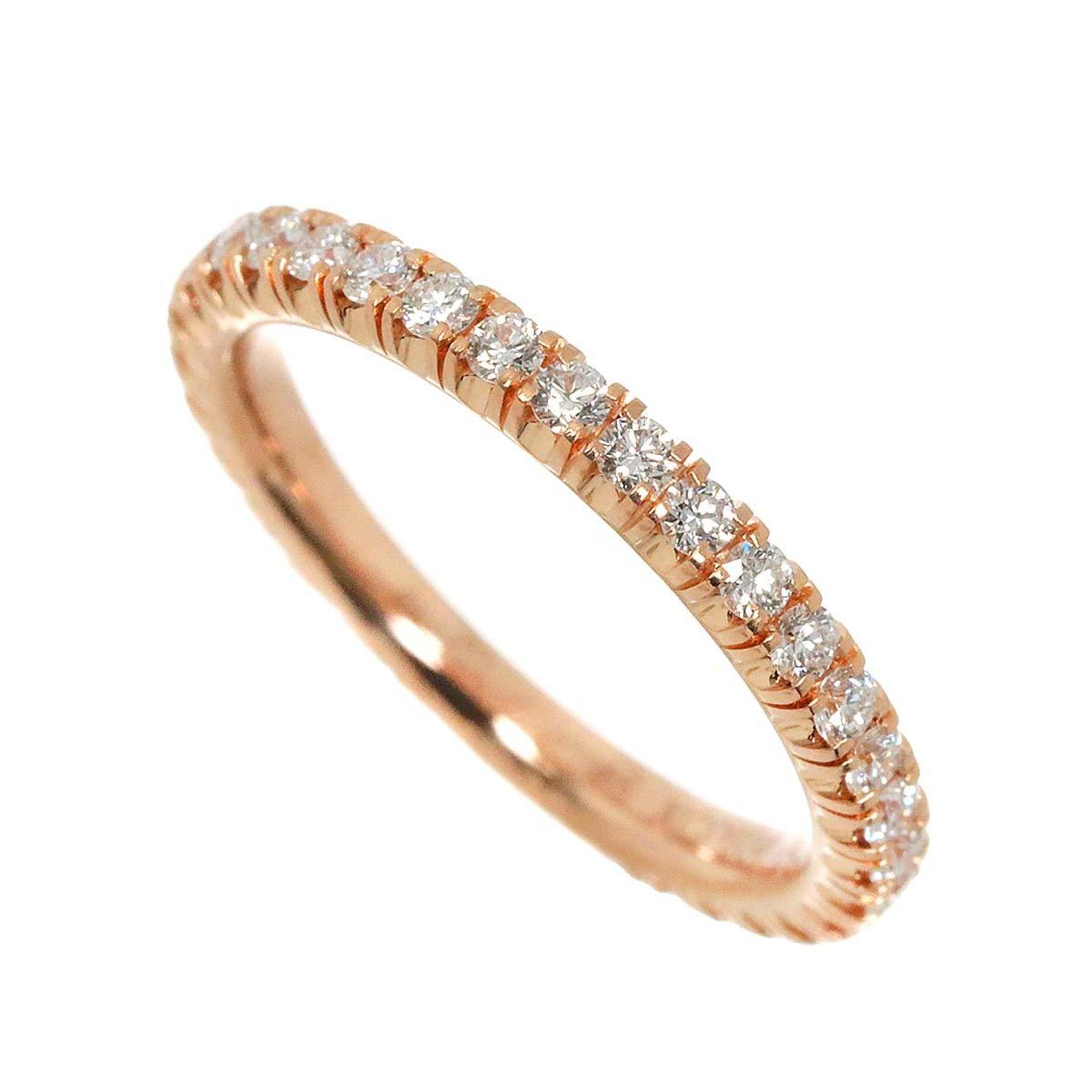 Cartier Etincelle #45 Ring Full Diamond K18 PG Pink Gold 750