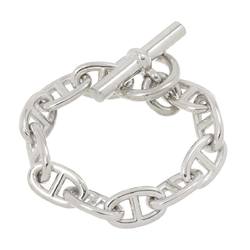 Hermes Chaine d'Ancre TGM Bracelet 16cm Silver SV 925 dancre