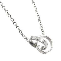 Cartier Baby Love Necklace 46cm K18 WG White Gold 750 LOVE