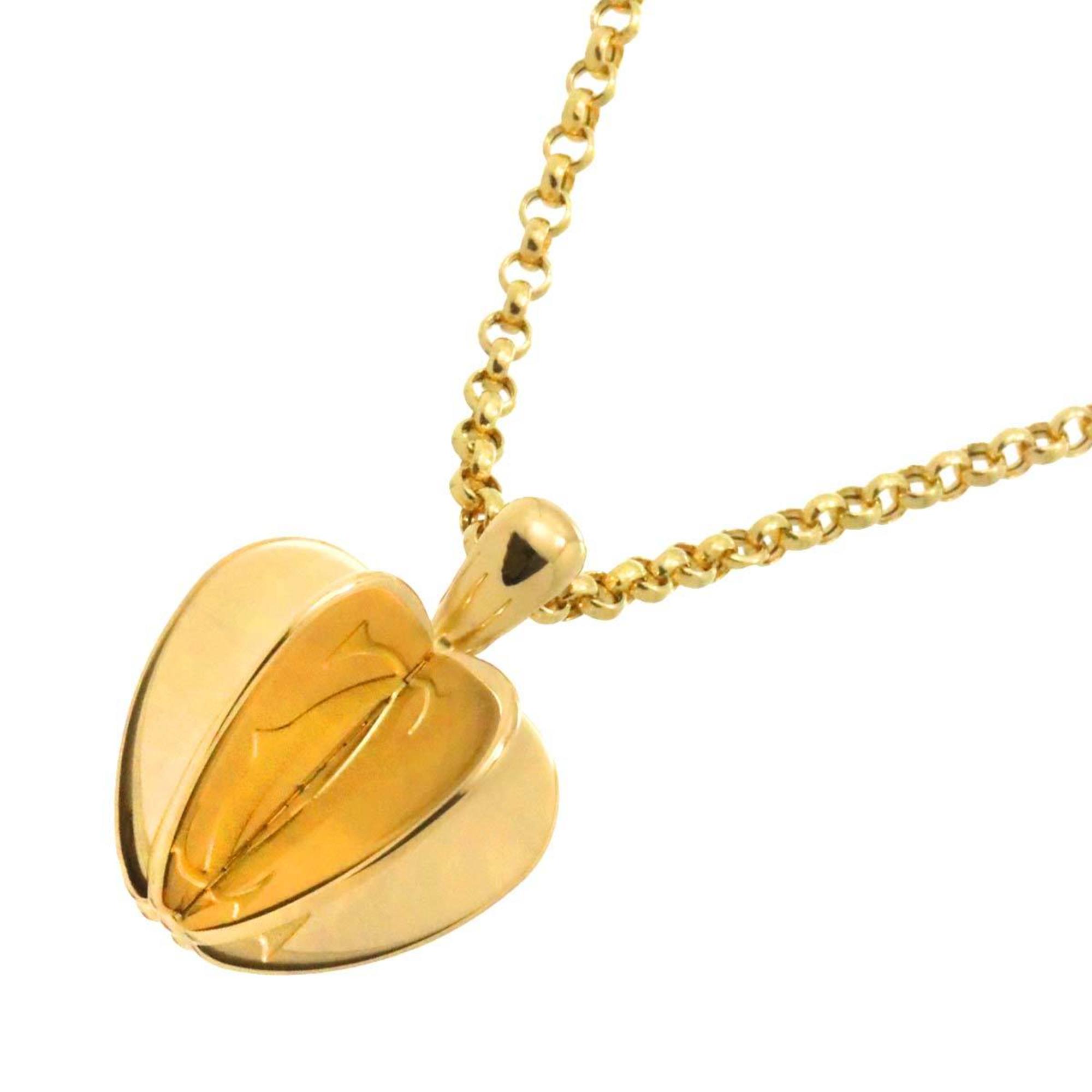 Cartier Golden Apple Necklace 50cm K18 YG Yellow Gold 750 Charm