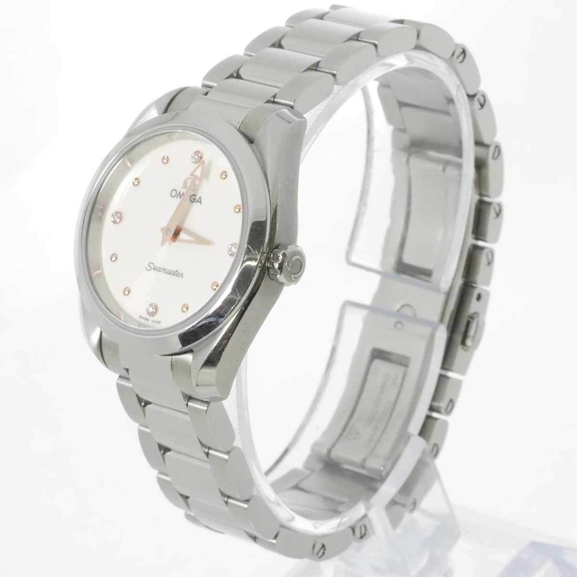 OMEGA Seamaster Aqua Terra 220 10 28 60 54 001 Ladies Watch 4P Diamond White Quartz