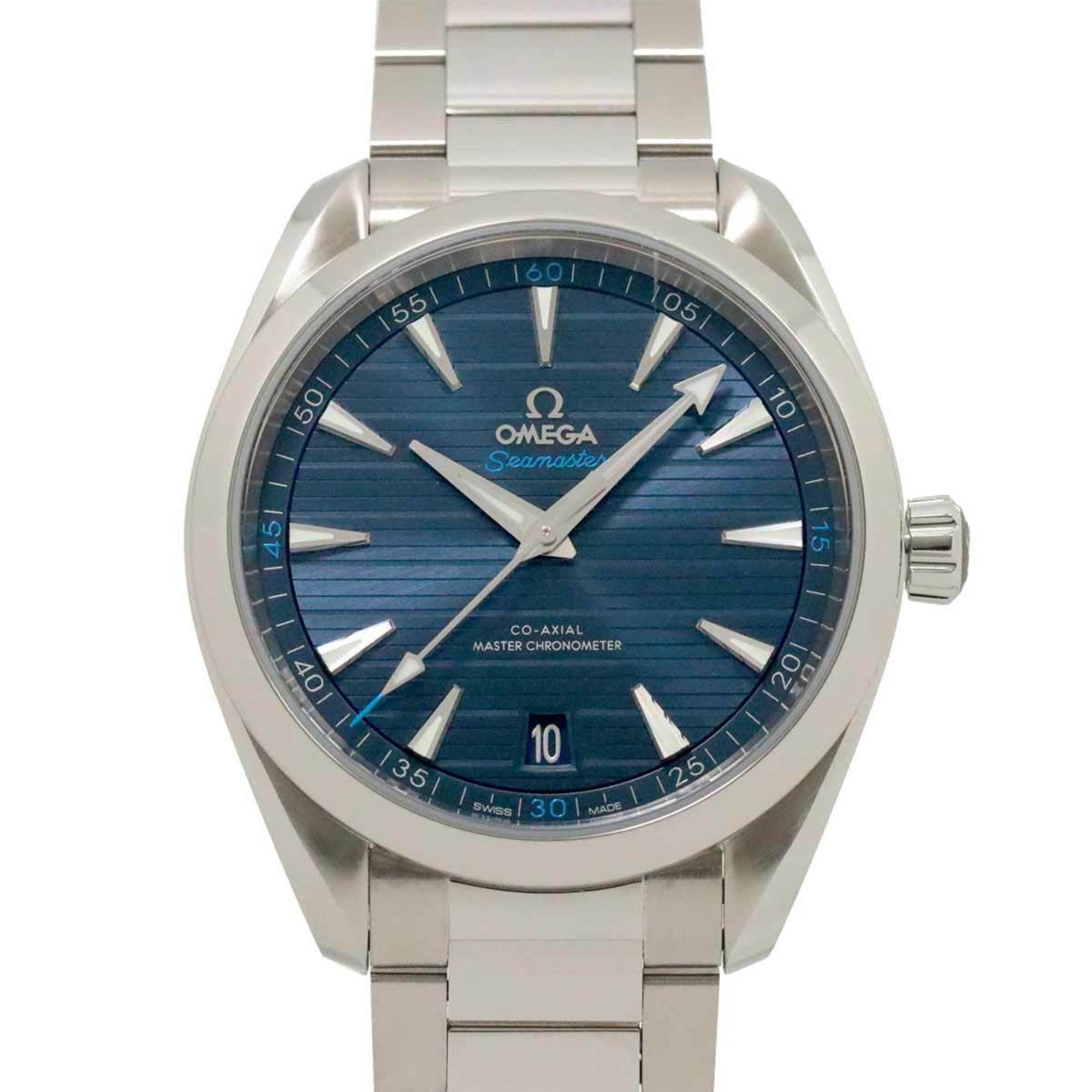 OMEGA Seamaster Aqua Terra Co-Axial 220 10 41 21 03 001 Men's Watch Blue Date Automatic