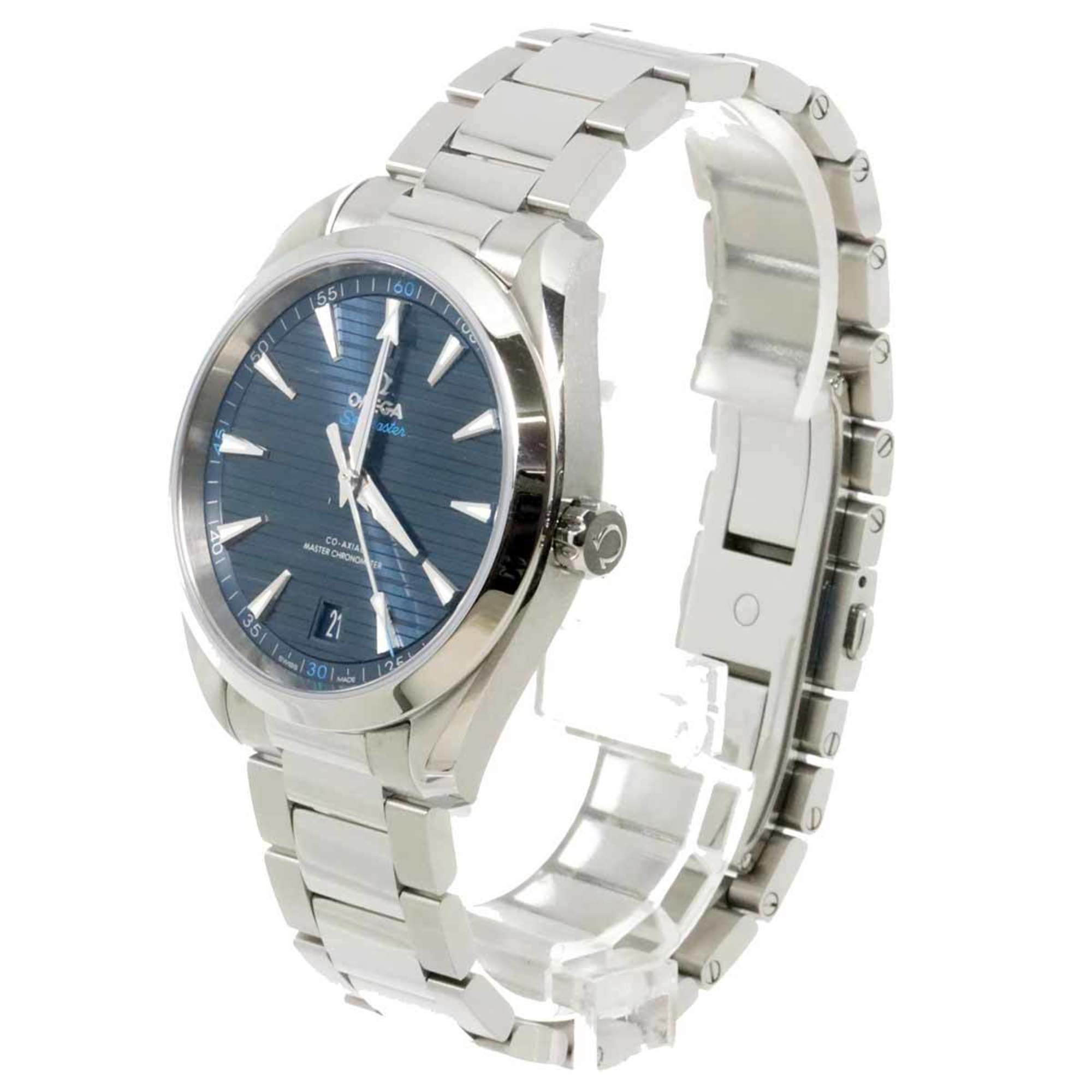 OMEGA Seamaster Aqua Terra Co-Axial 220 10 41 21 03 001 Men's Watch Blue Date Automatic