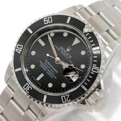 Rolex ROLEX Submariner Date 16610 M Roulette Men's Watch Black Automatic Self-Winding