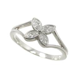 Tiffany & Co. Victoria Ring Diamond Pt Platinum Flower